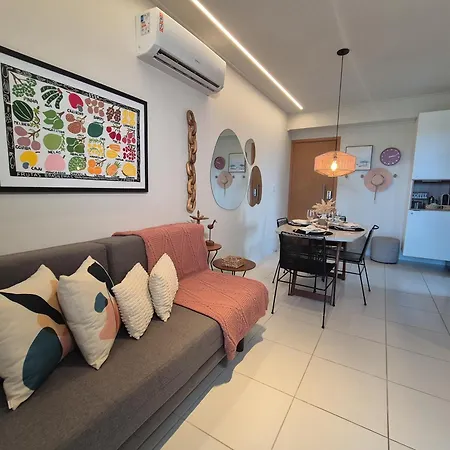 Oasis do Mana Residence - Resort Aquático - 350m da Praia -2Qts, 2Gar-2